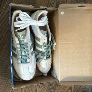 Adidas Samba OG Silver Green Putty Mauve (Women’s 9.5)